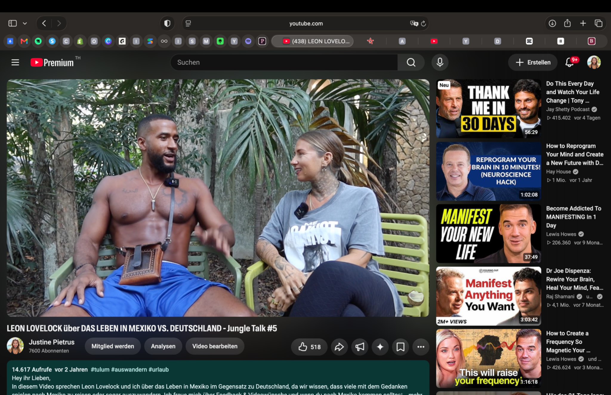 Justine interviewt Leon Lovelock im Jungle Talk